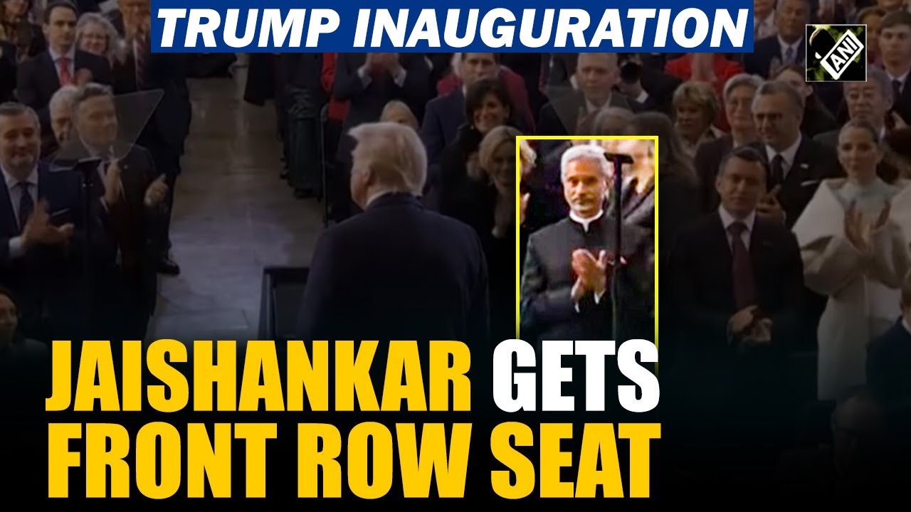 EAM Jaishankar attends Donald Trump’s inauguration ceremony at US Capitol