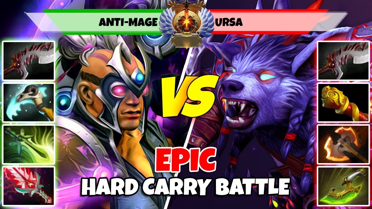 ANTI-MAGE (Carry) vs URSA (Carry) - Epic Battle Of Immortal Rank Dota 2 Players - Z Dota 2