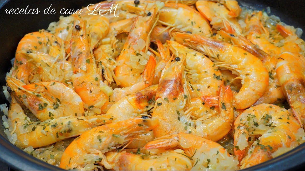 LANGOSTINOS  LISTOS EN 3 MINUTOS PARA NAVIDAD / PRAWNS READY IN 3 MINUTES FOR CHRISTMAS