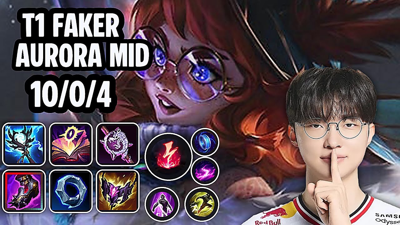 T1 Faker Aurora Mid SoloQ Replay 20260113