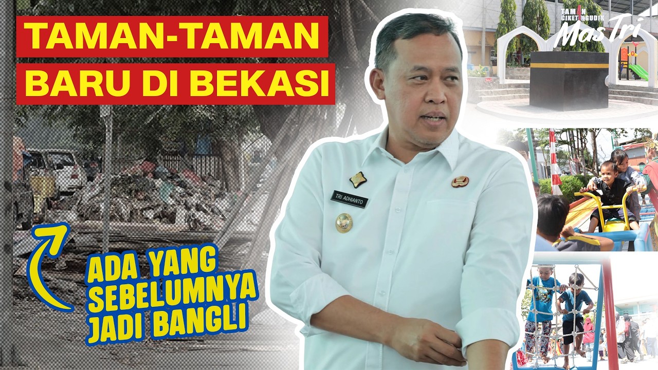 Asik! Walikota Bekasi Resmikan Taman-Taman di Kecamatan #mastriadhianto