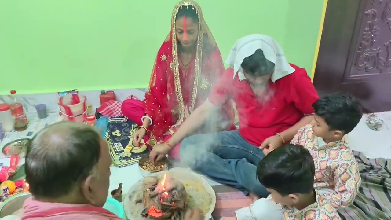 🙏 Hawan puja 🙏#viral #vlog 