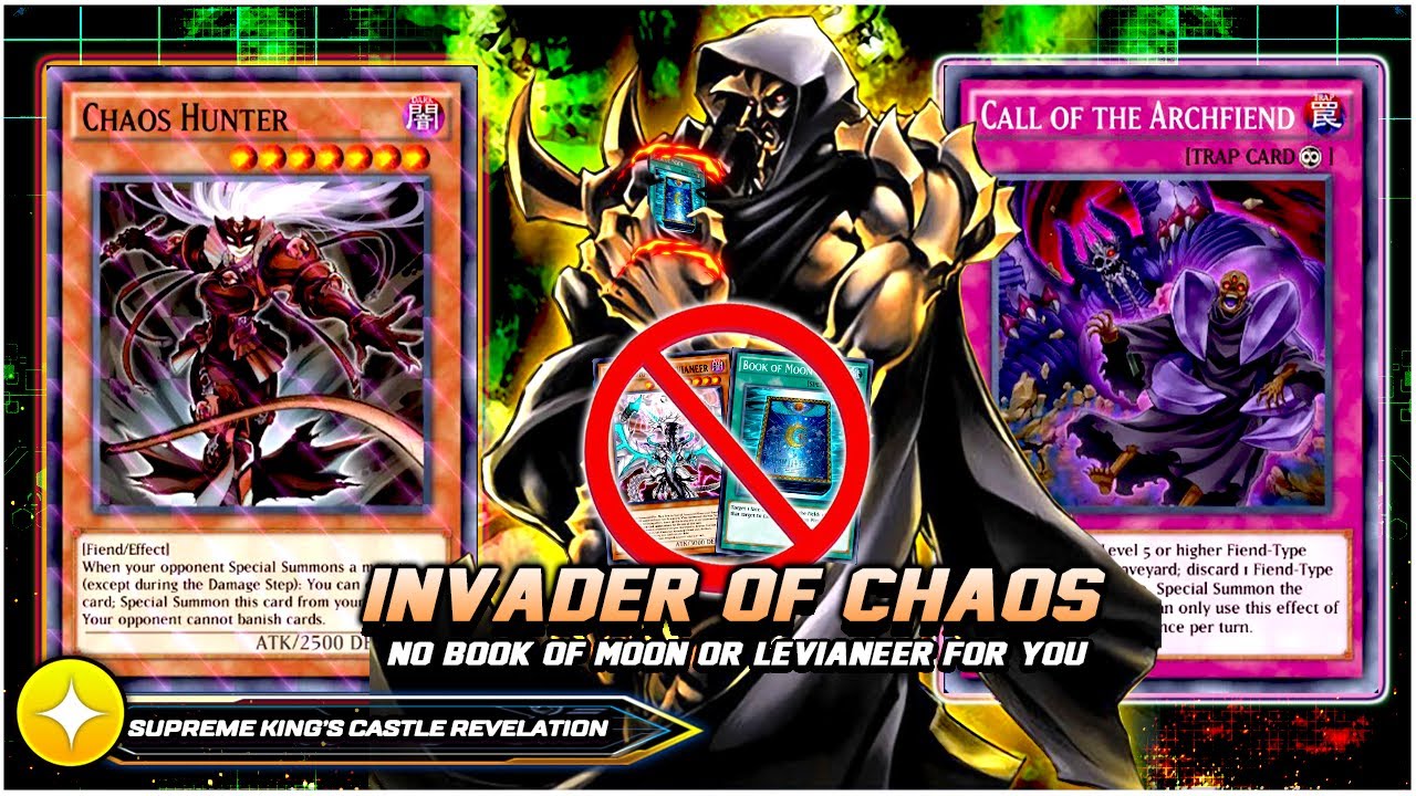 ANTI LEVIANEER & BOOK OF MOON - INVADER OF DARKNESS / CHAOS HUNTER [Duel Links]