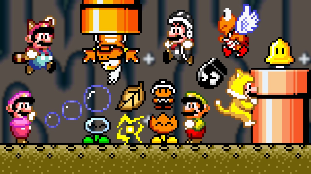 Super Mario World (SNES) - Custom Powerups v3.4.4: Vanilla Dome #3