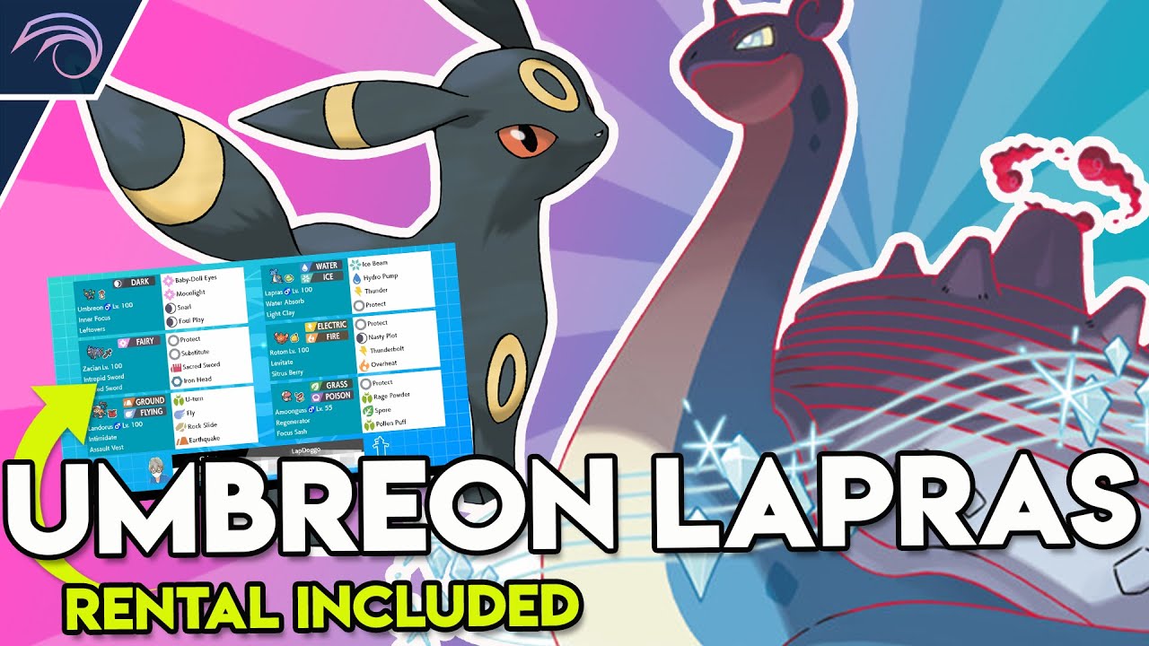 SERIES 8 GMAX LAPRAS UMBREON TEAM VGC 2021 Competitive Pokemon Sword and Shield
