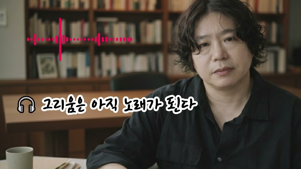 🎧 그리움은 아직 노래가 된다🌟노래는 끝나도 그리움은 남아서 오늘도 내 가슴속에 깊은 비가 내립니다. 아직도. 그대를 노래합니다.