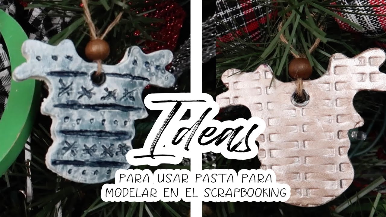 DIY PARA NIÑOS // Ideas para usar pasta para modelar en el scrapbooking