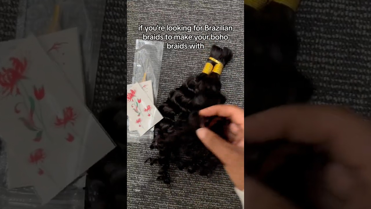 Human Braiding Hair 16inch Deep Water Wave Bulk Human Hair for Braiding 100g 2Bundle/Pack 