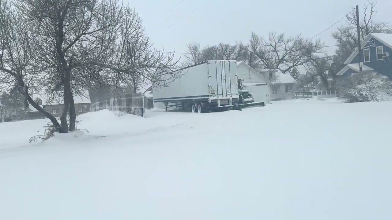 Rodney Hoffman Is Being Paid By The City To Plow This Area: He’s Not Doing It: People Are Stuck 