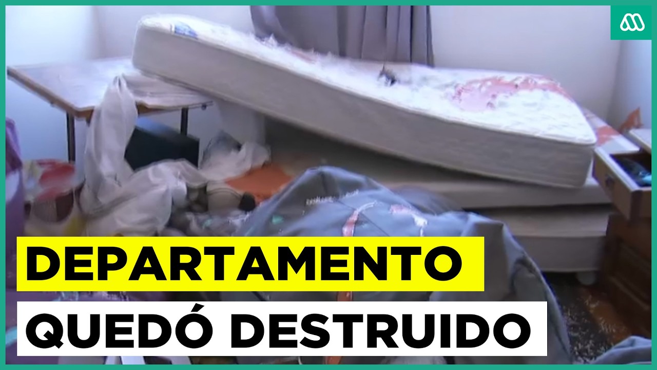 Vecinos destrozaron por completo su departamento: Dejaron daños estructurales