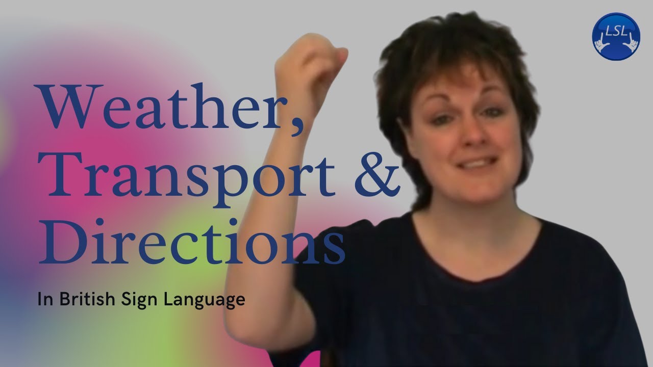 How to sign weather in BSL - with a few extras too!
