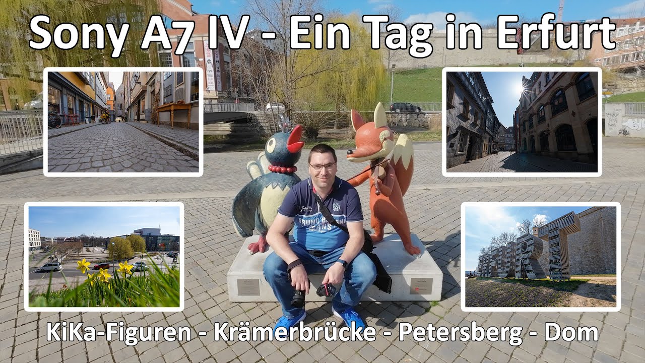 Ein Tag in Erfurt - Auf der Suche nach den Kika-Figuren - Petersberg & Dom - Sony A7 IV - SEL20F1.8G