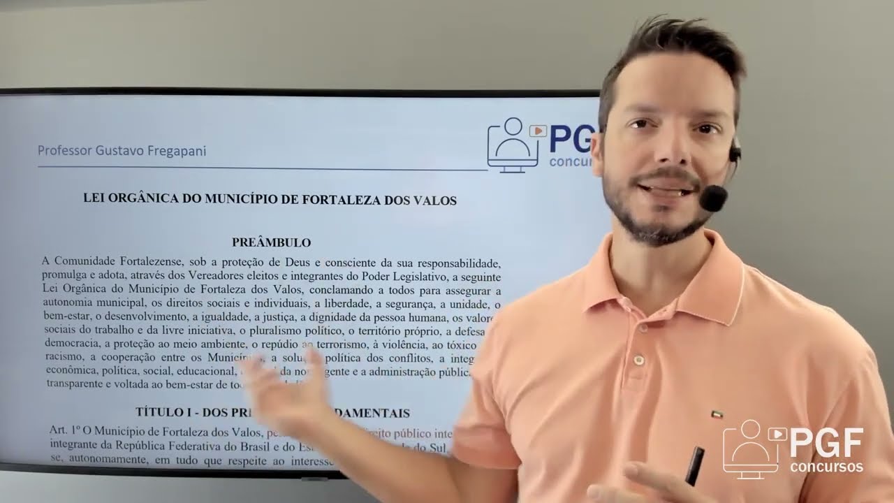 Lei Orgânica - Fortaleza dos Valos - 1