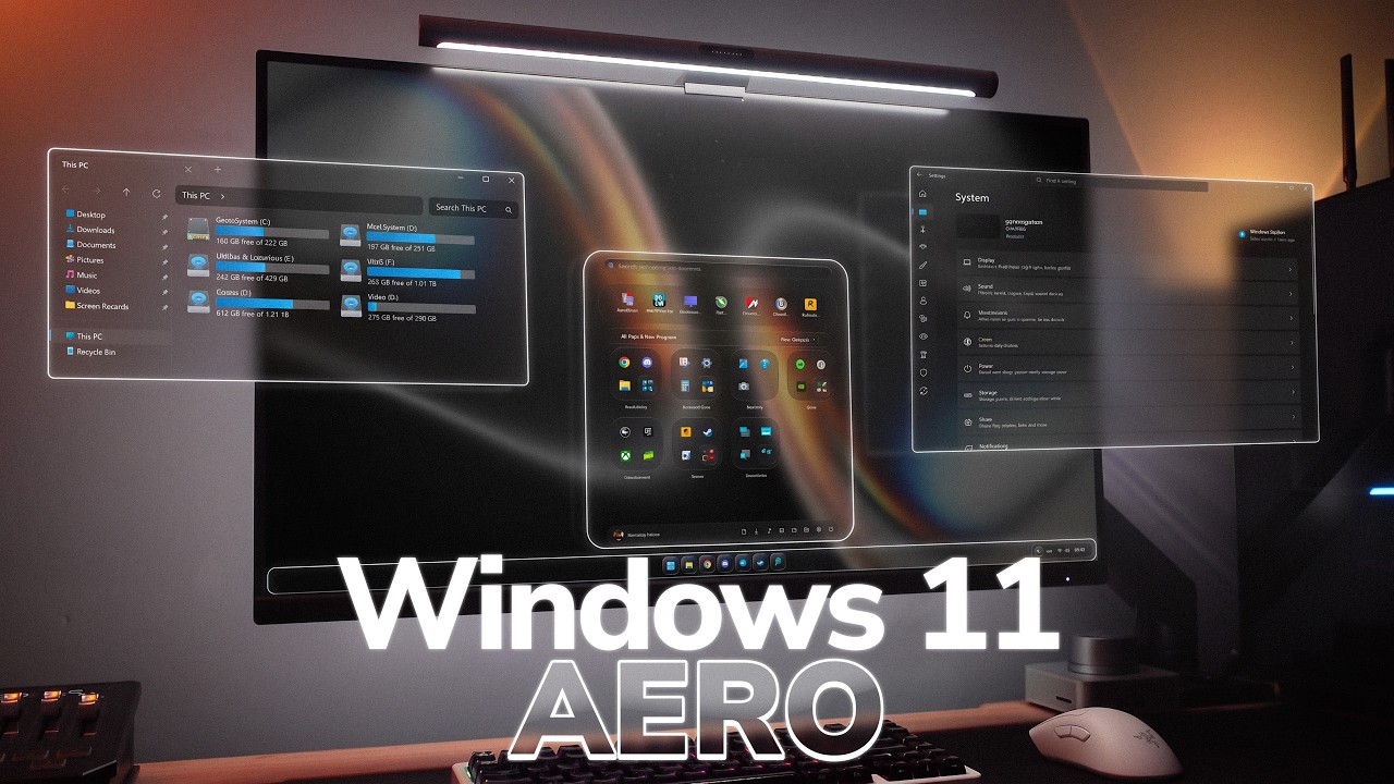 Я сделал лучшее прозрачное оформление для Windows 11