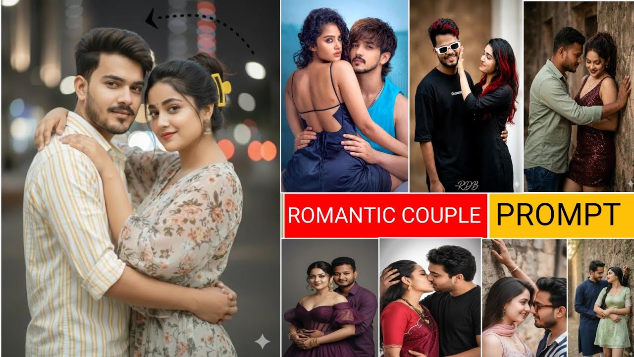 Top Couple Romantic Ai prompts 🤩 How To make free Prompt Google Gemini Couple Prompt 🔥