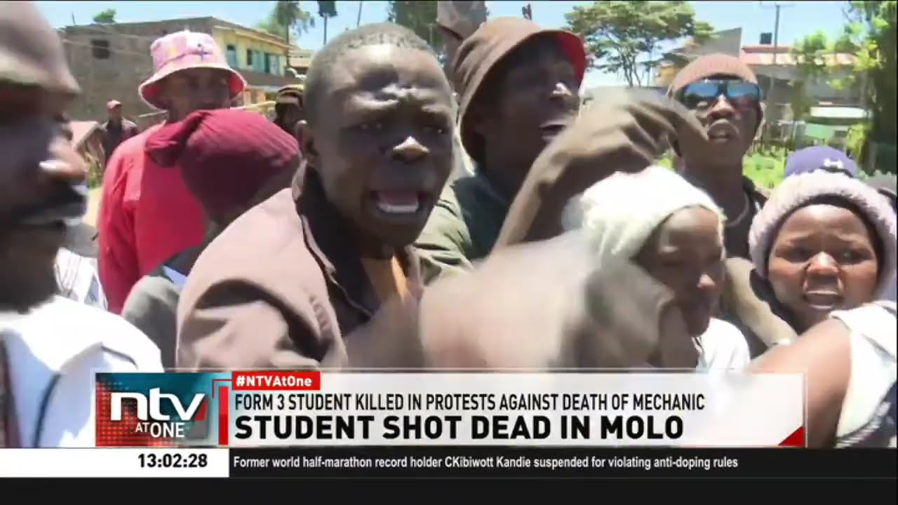 Police shoot dead a form three student from Elburgon D.E.B Secondary School during protests