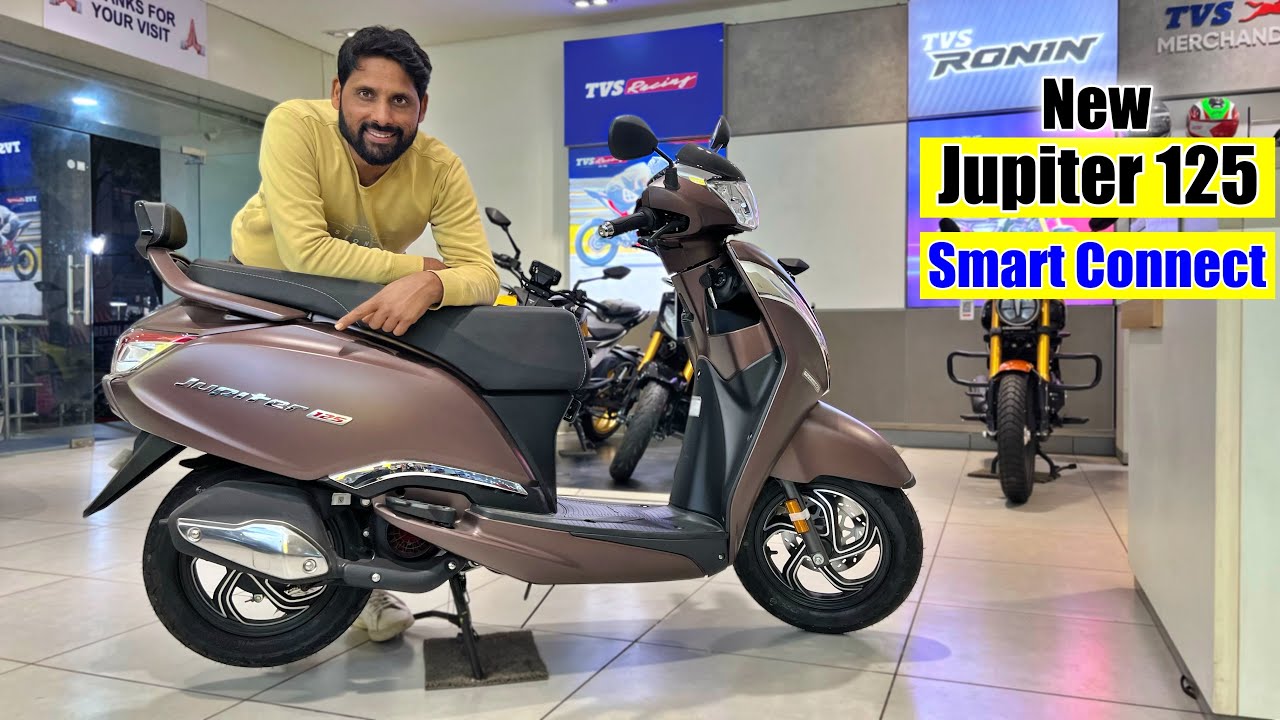Tvs Jupiter 125 E20 Smart Connect Latest 2024 Model Price  Mileage New Features Full Review