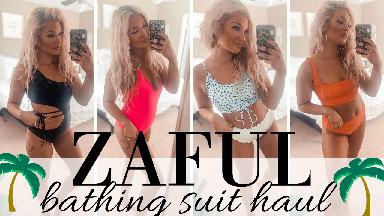 HUGE ZAFUL BATHING SUIT HAUL 2021 || #mombody