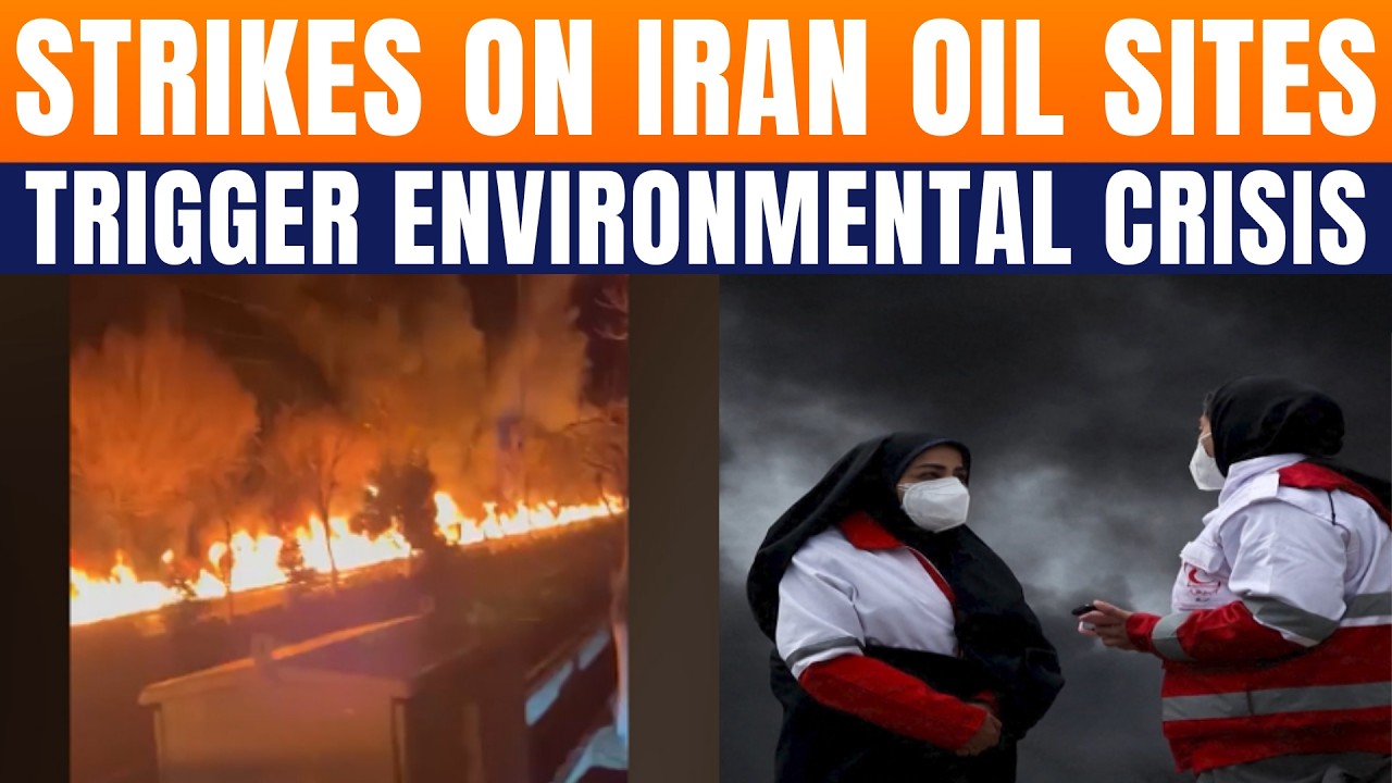 Iran War News | WHO Warns Of ‘Toxic Black Rain’ In Iran After Airstrikes Ignite Oil Facilities