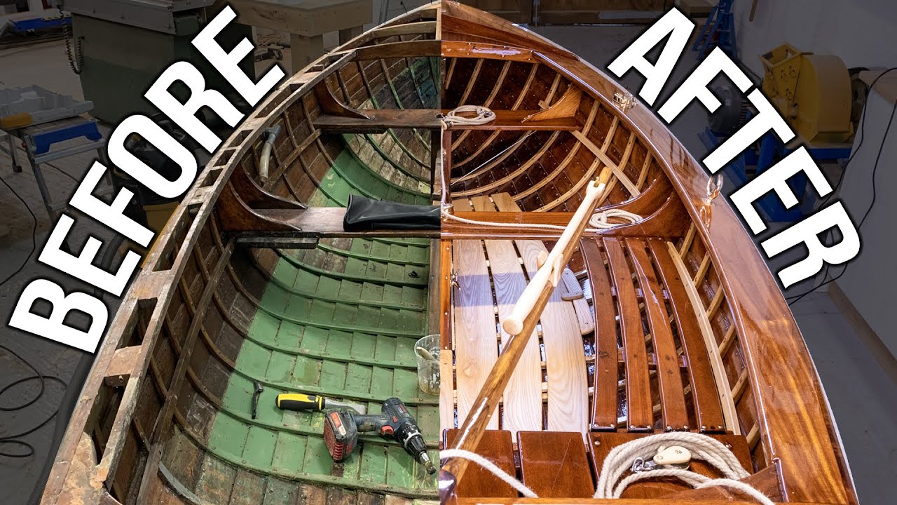 Tideway Clinker Dinghy Restoration Photographs