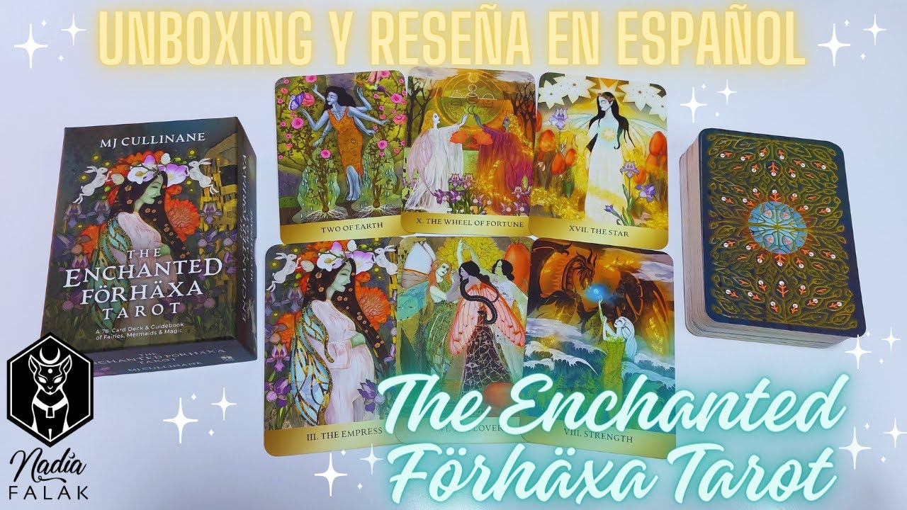 THE ENCHANTED FORHAXA TAROT 💜 Unboxing y Reseña en Español ✨ Nadia Falak