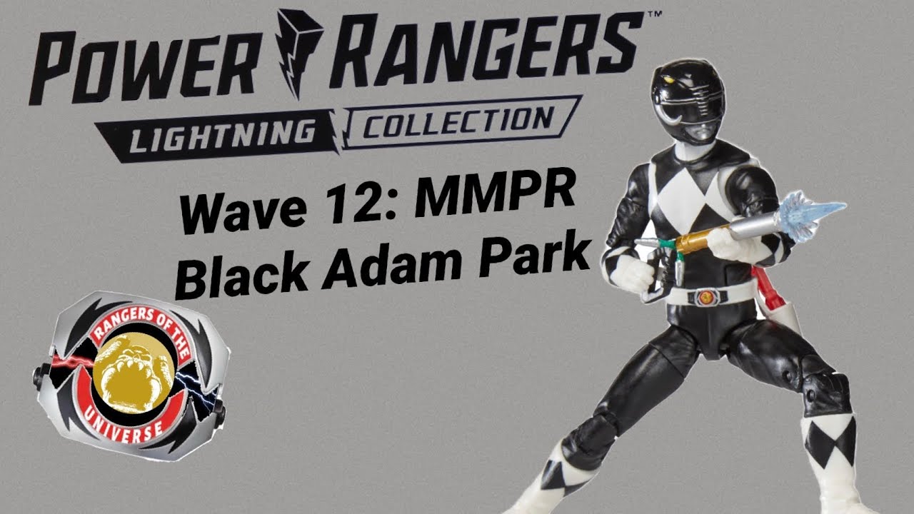 Power Rangers Lightning Collection Wave 12 Mighty Morphin Black Ranger (Adam Park)
