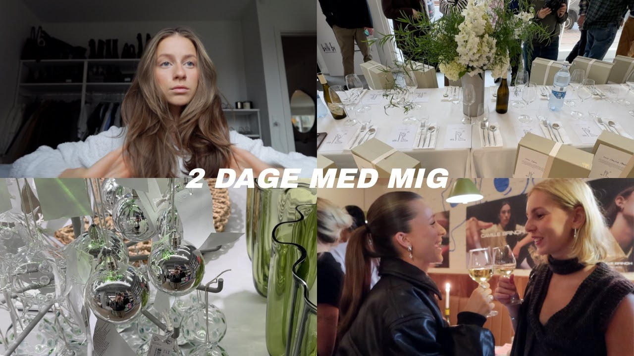 HVERDAGS VLOG: køber julepynt & kom med mig til events