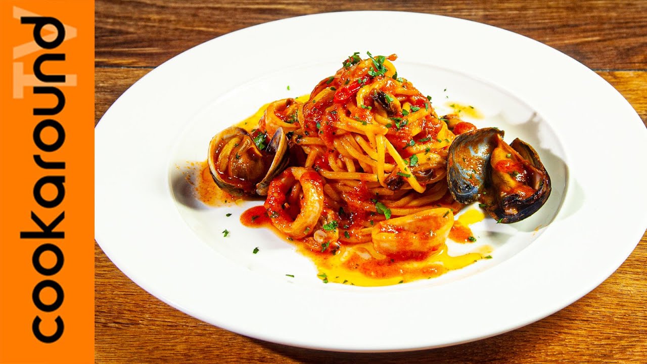 Tonnarelli calamari cozze e vongole