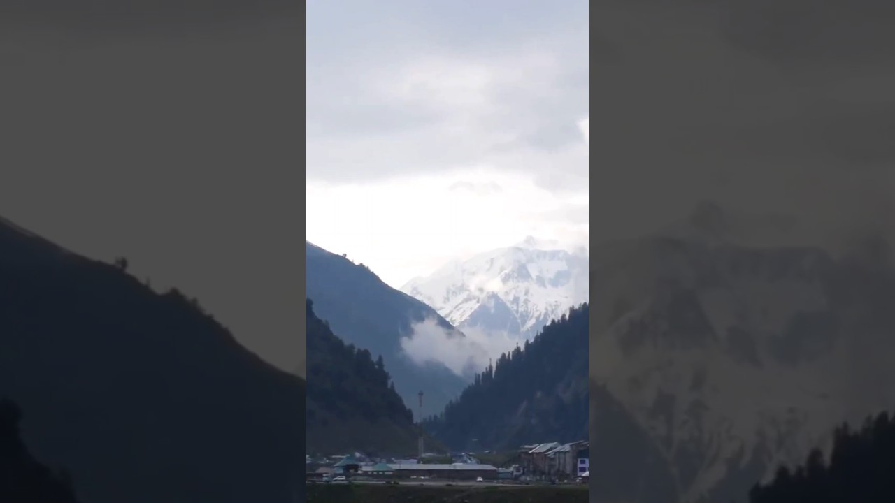 Sonmarg Morning View 😍 #sonmarg #kashmir #beautiful #views #chill #scenery #mountains #snowpeak #fun