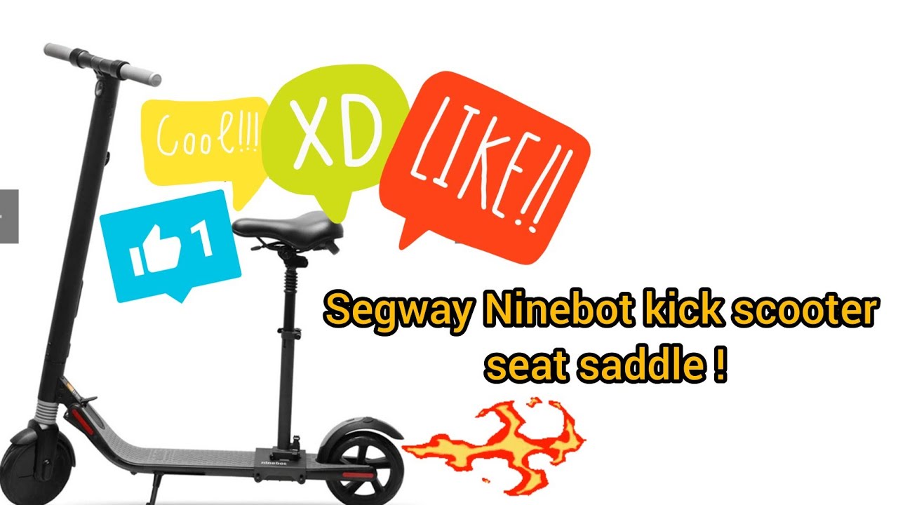 Segway Ninebot Adjustable Seat Saddle for ES1/ES2/ES4 Kick Scooters II jowsiegold