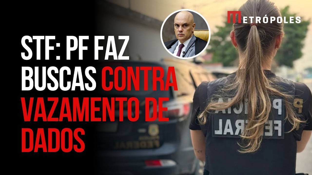 PF faz buscas contra vazamento de dados de autoridades; mulher de Moraes pode ter sido alvo