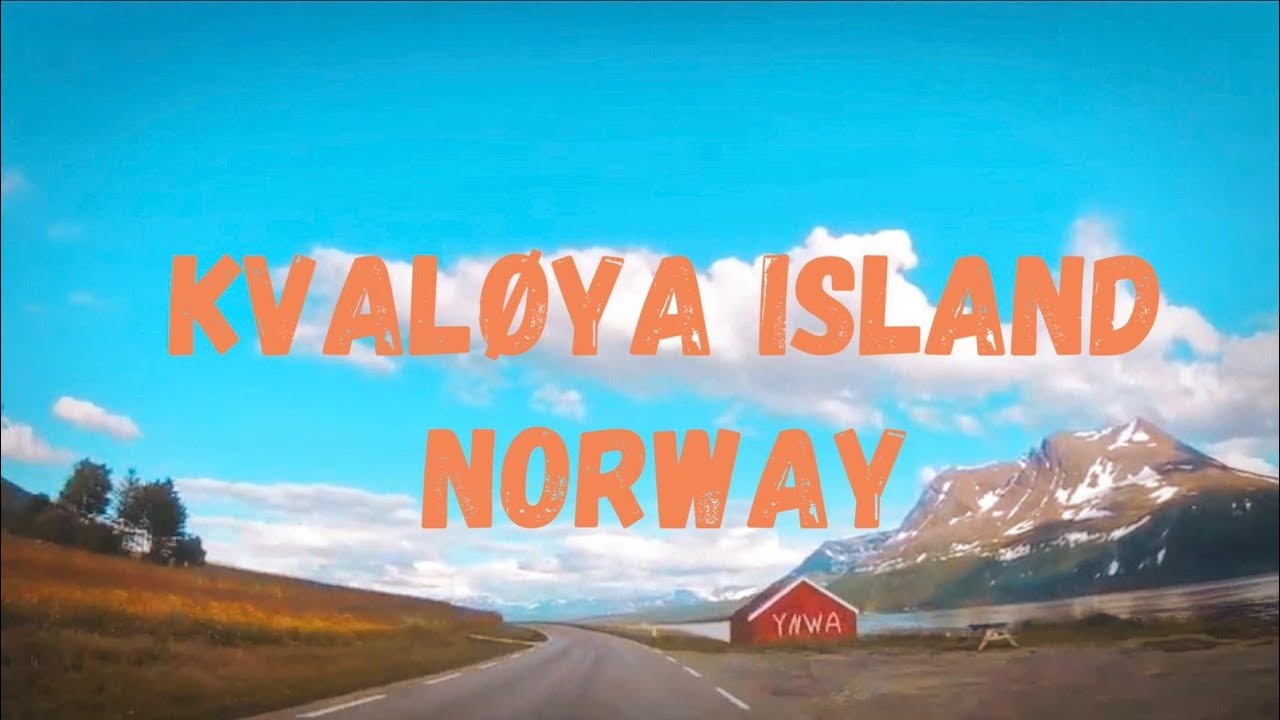 TIMELAPSE DRIVING IN ISLAND OF KVALØYA, 50 KM OUTSIDE OF THE TOWN OF TROMSØ, NORWAY.