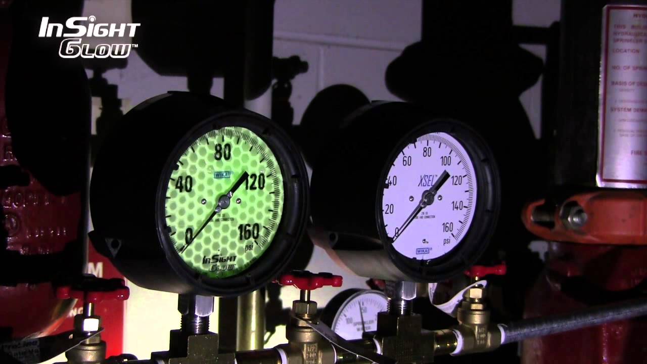 WIKA InSight Glow&trade; - High Visibility Dial for Pressure Gauges
