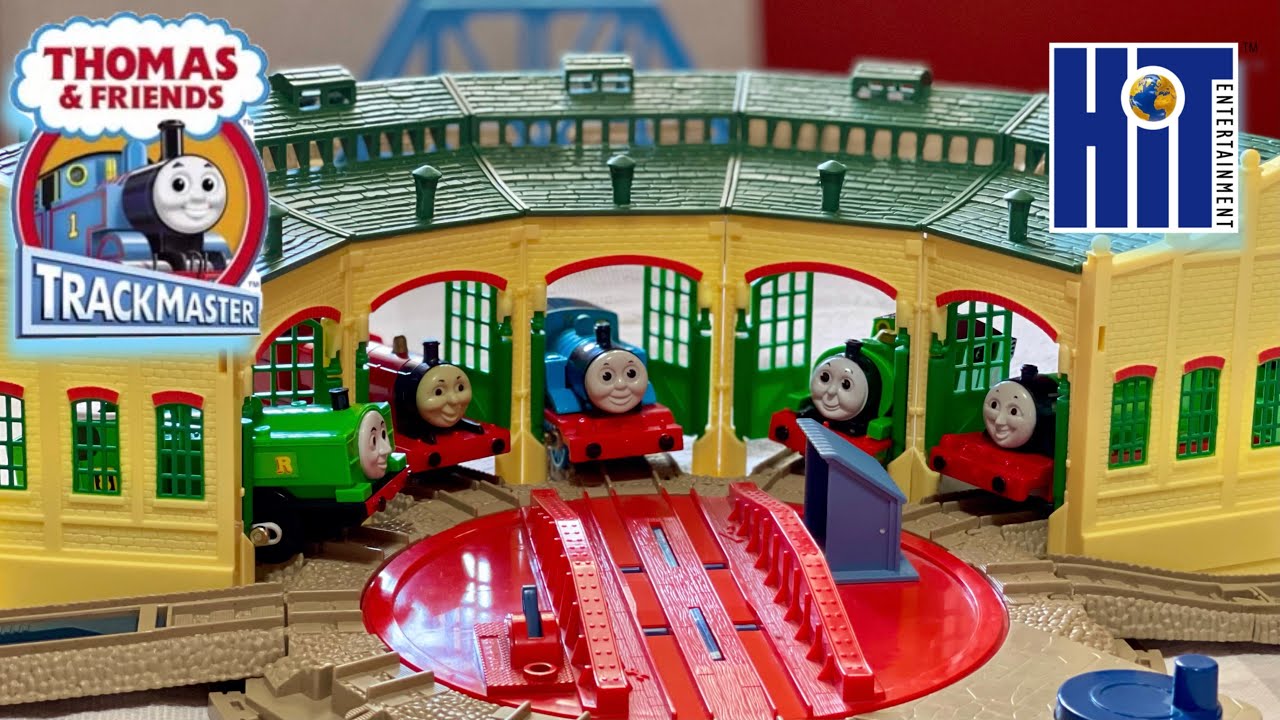 2006 Trackmaster Thomas At Tidmouth Sheds Playset Review & Run | Flip Face R/C Thomas