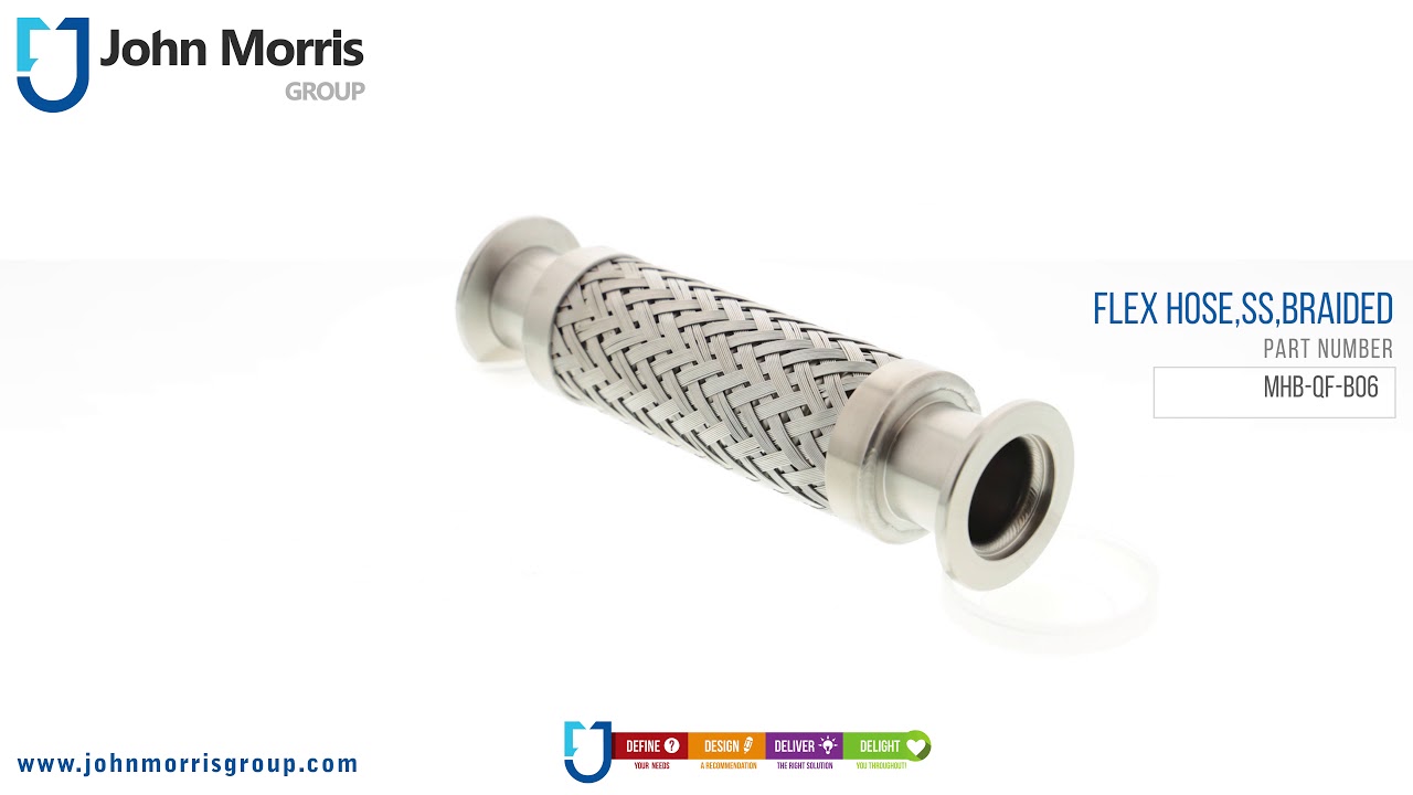 FLEX HOSE,SS,BRAIDED,6