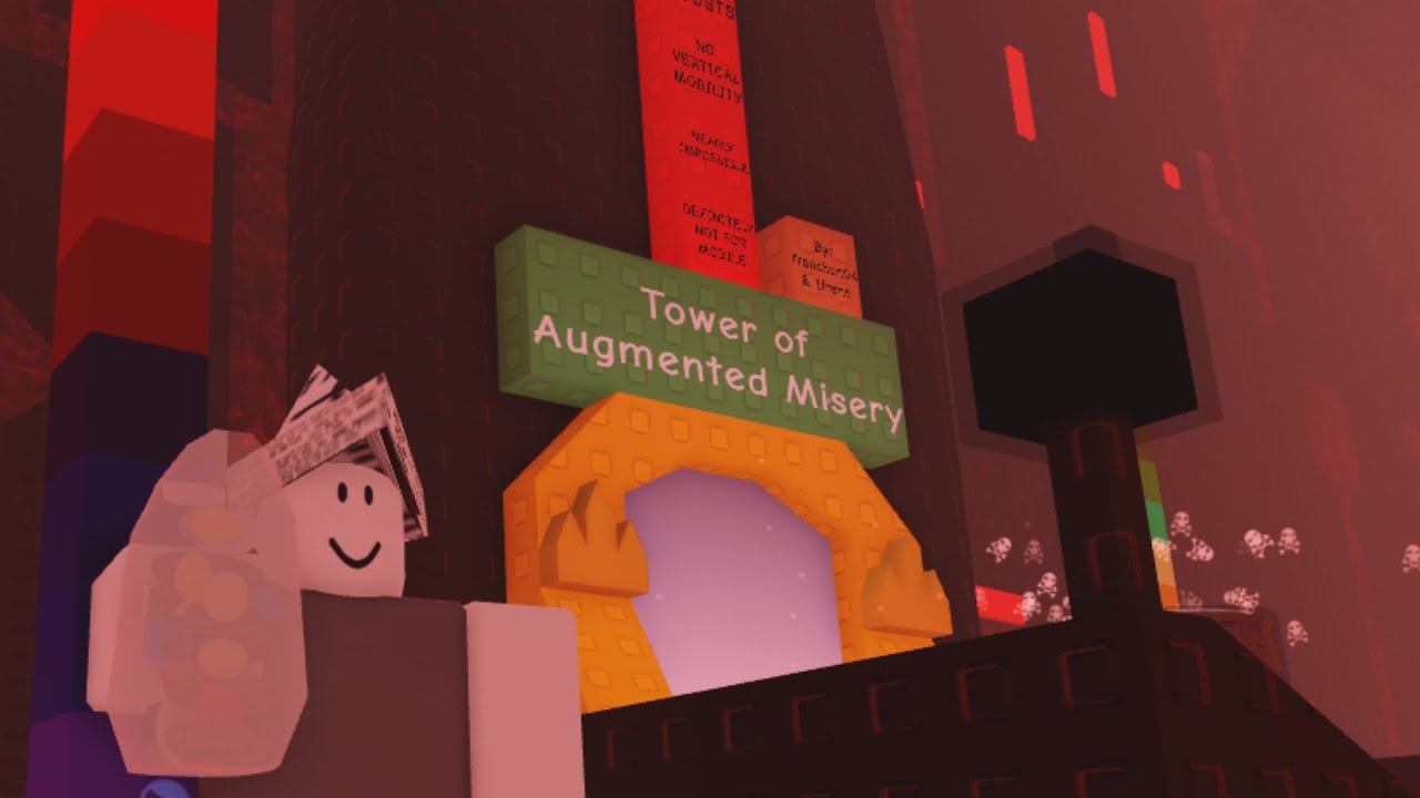 Tower of Augmented Misery beaten FULLY LEGIT - JToH