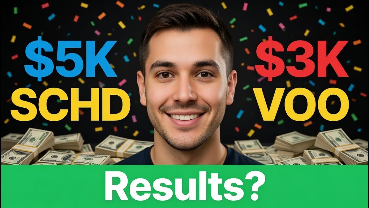 I Invested $5k in SCHD & $3k in S&P 500 VOO...(My ETF Investing RESULTS)