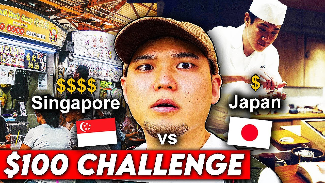 What $100 Gets You in Singapore vs Japan (shocking difference)