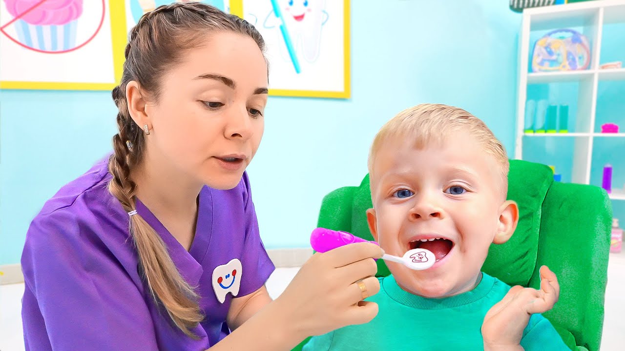 Olivers&acute;s erster Besuch beim Zahnarzt