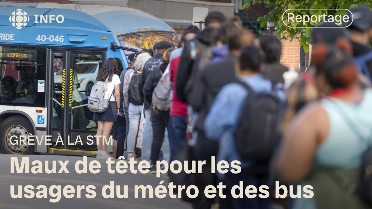 Grève à la STM : résumé de la première journée (compliquée) pour les usagers à Montréal