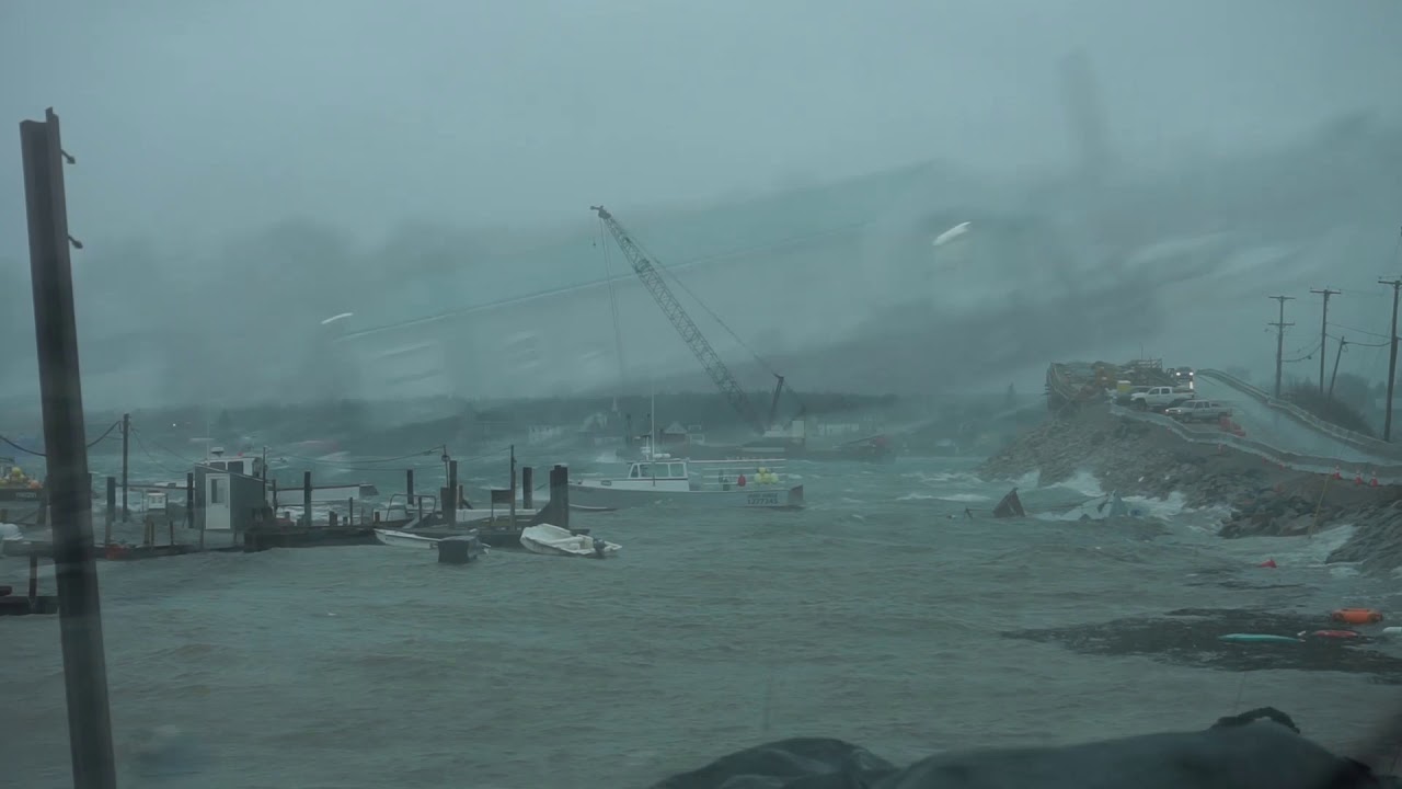 Storm Damage in Jonesport and Beals, Maine February 27, 2020