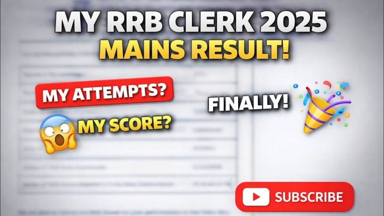 My Ibps Rrb clerk 2025 mains result 🥹 finally 🎉🎊 #rrbclerkmains#rrbclerk2025 #ibpsrrbclerk #rrbclerk