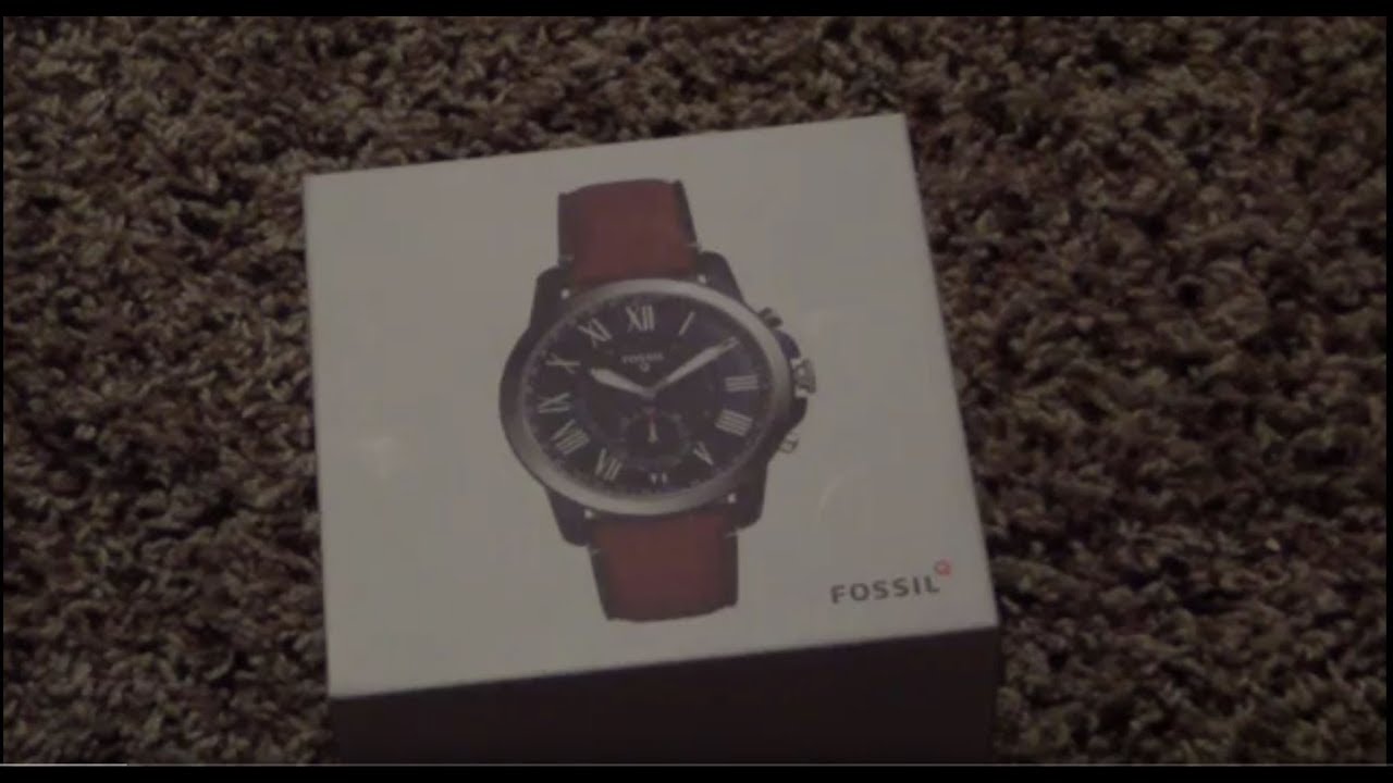 Fossil Q Grant Hybrid Smartwatch - Unboxing and Review