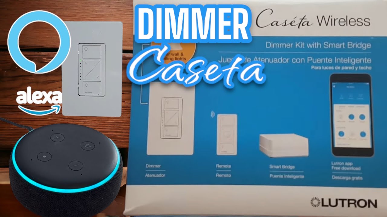 Como configurar Dimmer Caseta de Lutron con Alexa. SMART HOME