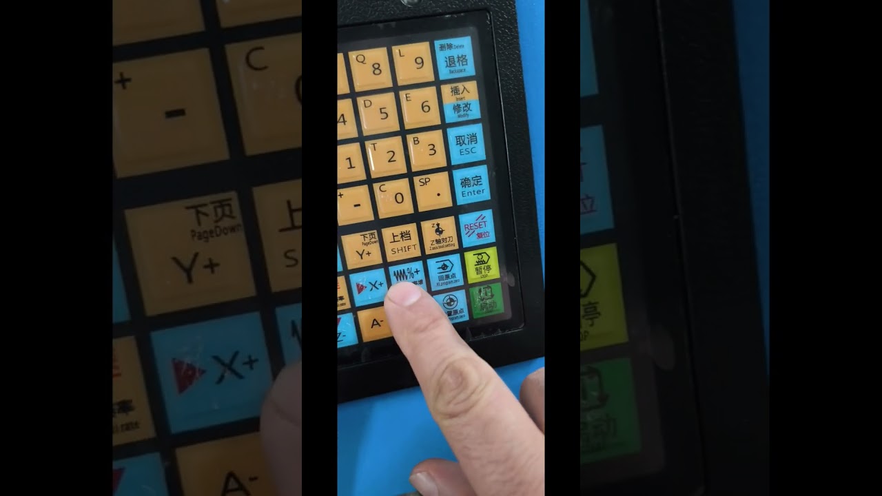 DYNA MYTE 2100  FREZE DÖNÜŞÜMÜ XC609D CNC PANEL PART1