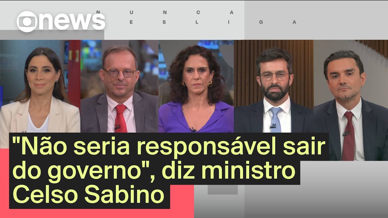 'Não seria responsável sair do governo', diz ministro do Turismo, Celso Sabino