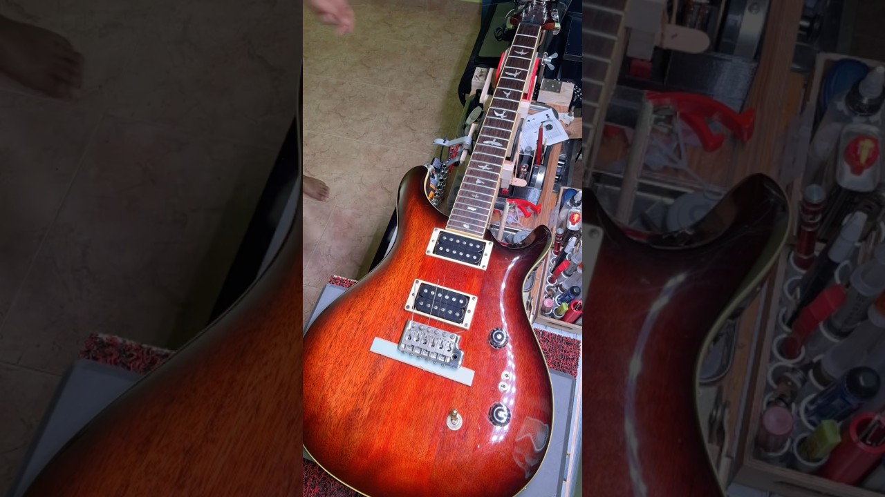 Guitar repair : PRS SE standard pro setup and capacitor swap part 1