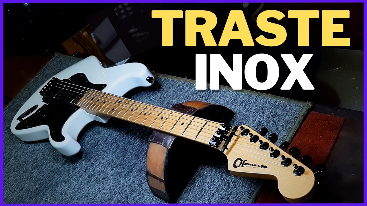 Traste Inox Guitarra - Como fazer a troca de Trastes em Escala Clara (Maple)