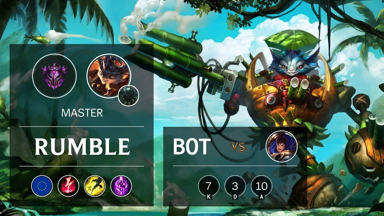 Rumble Bot vs Garen - EUW Master Patch 9.18