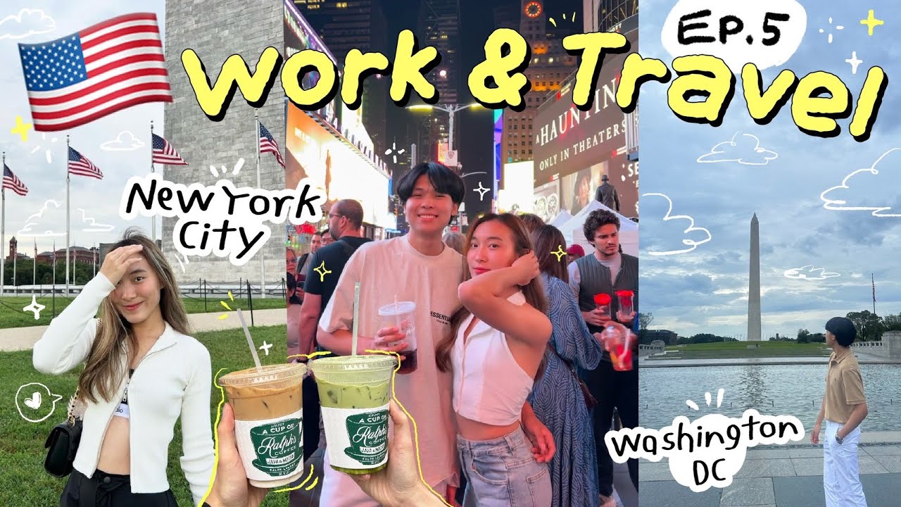 🇺🇸USA Vlog Part 1 | NYC & DC (Work and Travel 2023 EP.5)